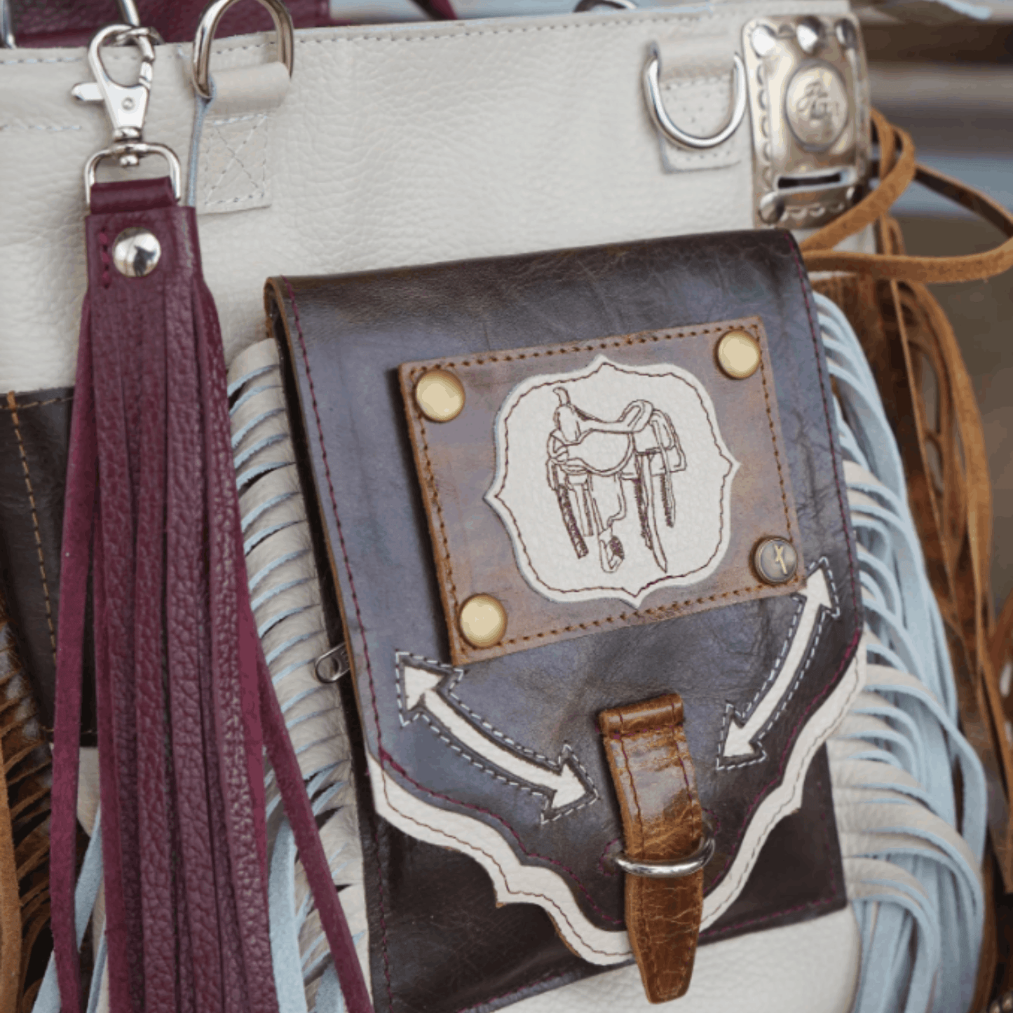 Mason - Ivory Handbag