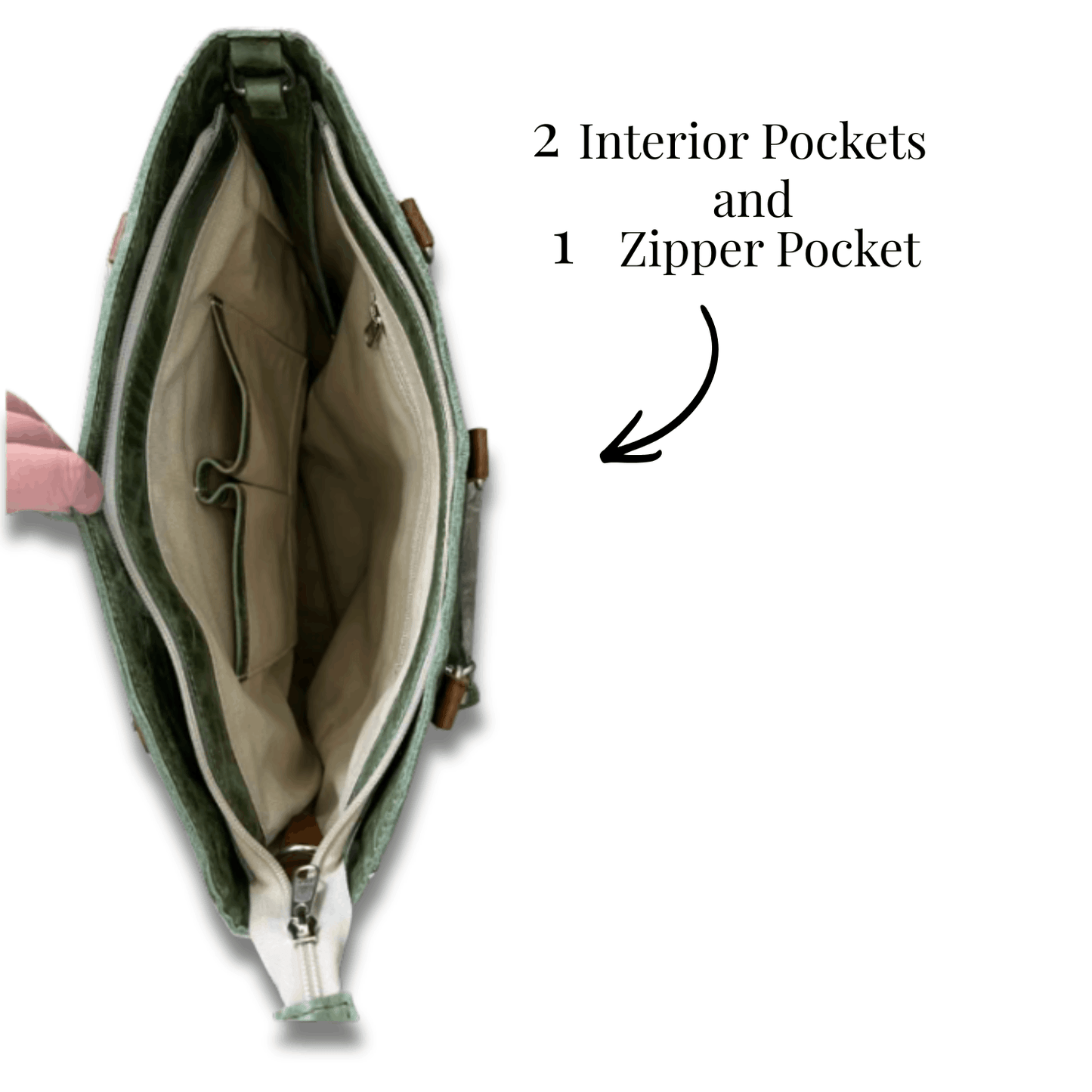 Lou - Green Handbag