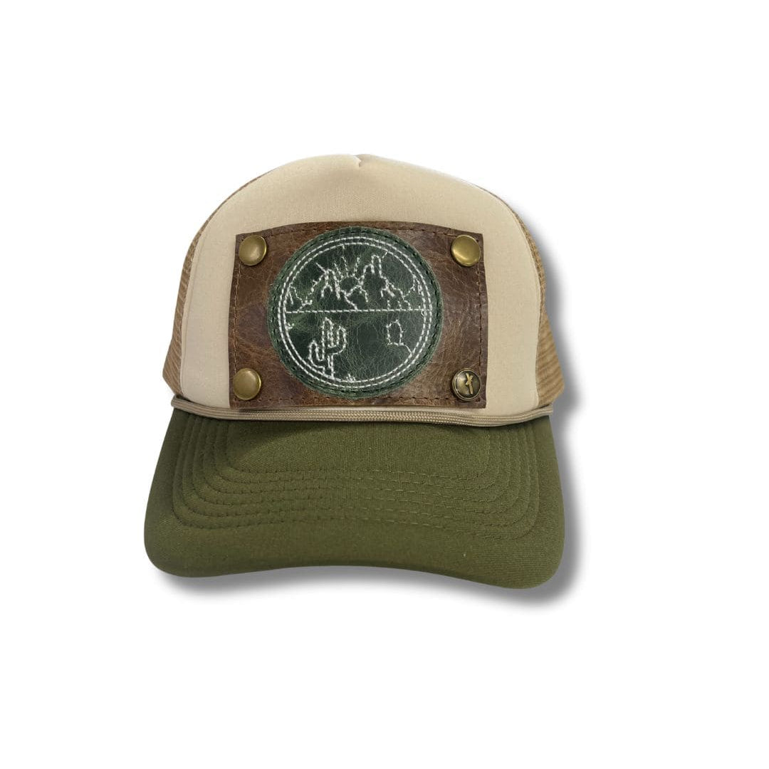 PD Foam Trucker - Olive and Tan