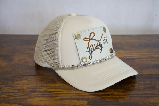 Silver Barbwire Hat Chain