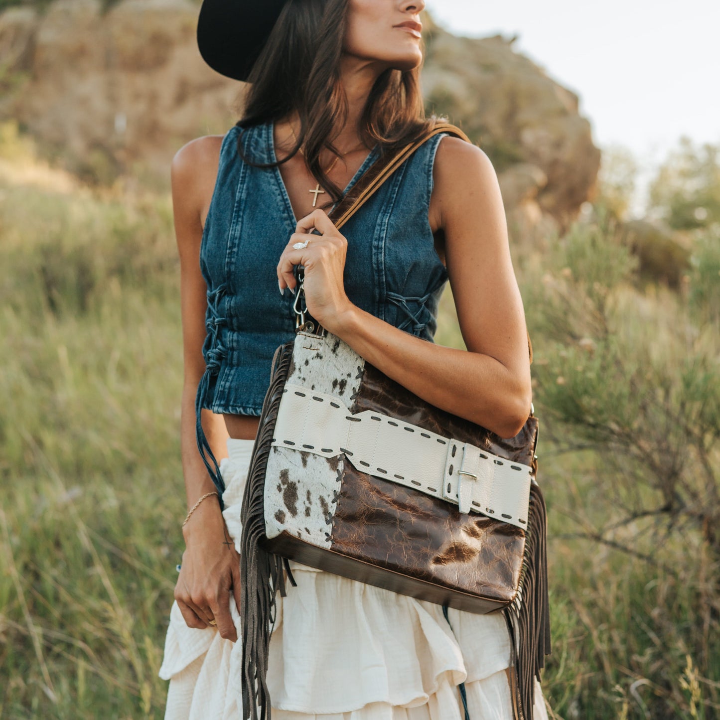 Marian - Tan/Hair Handbag