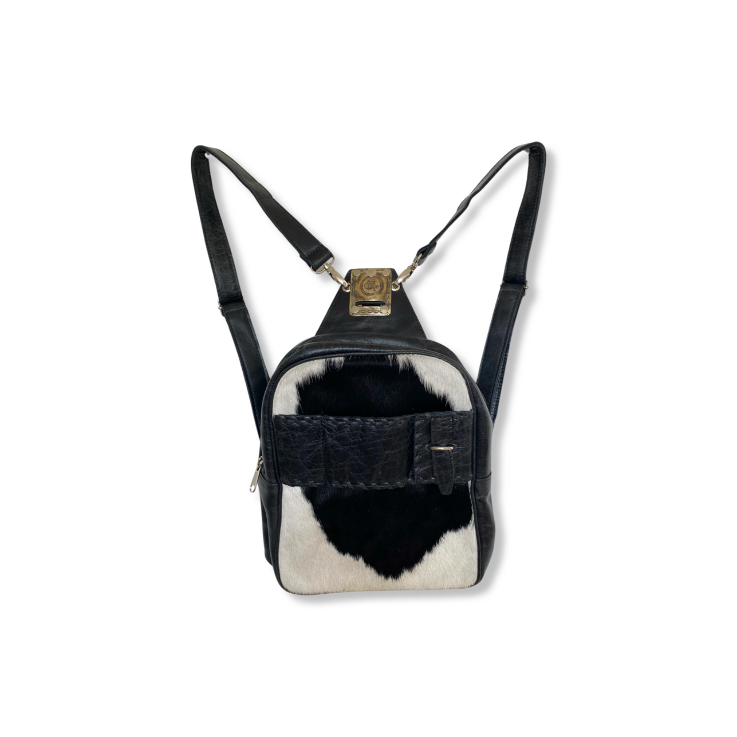 Slingbag/Backpack Black Hair-On