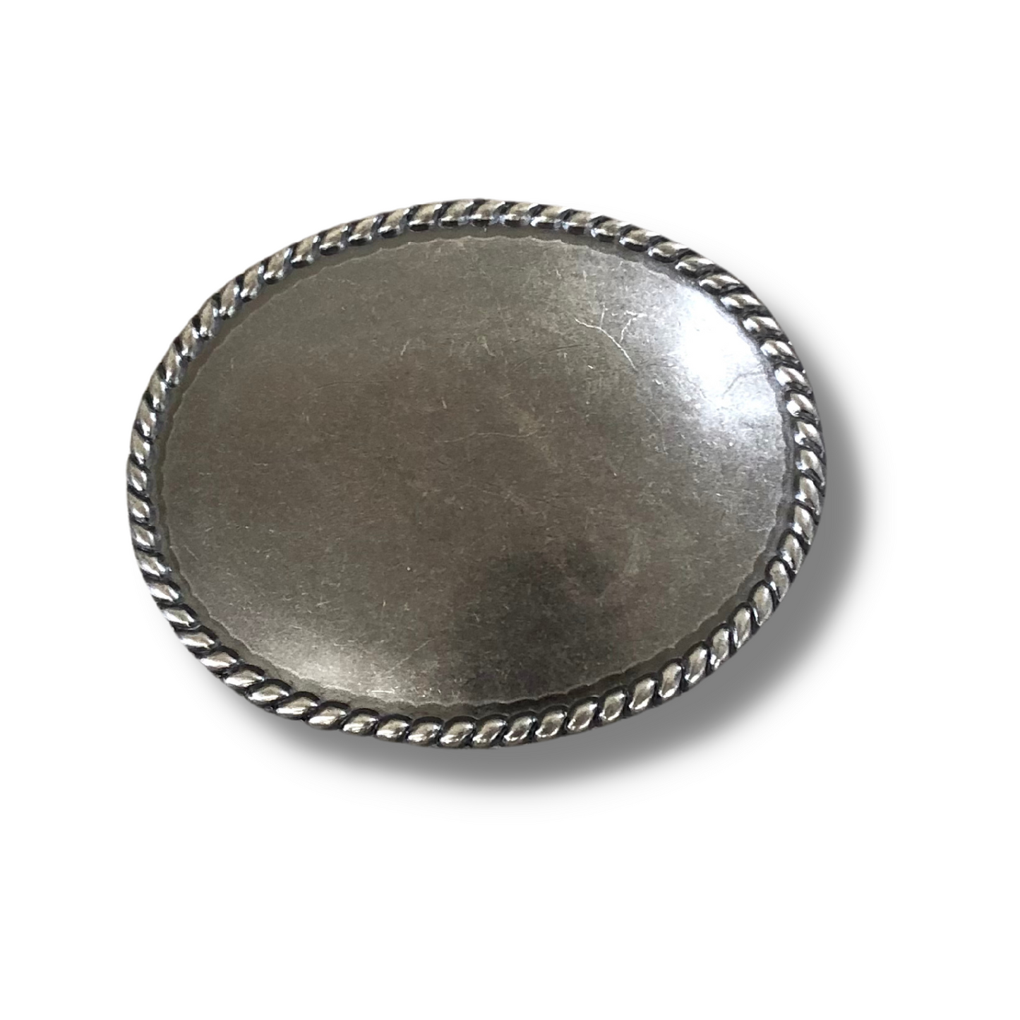 Antique Silver Belt Buckle