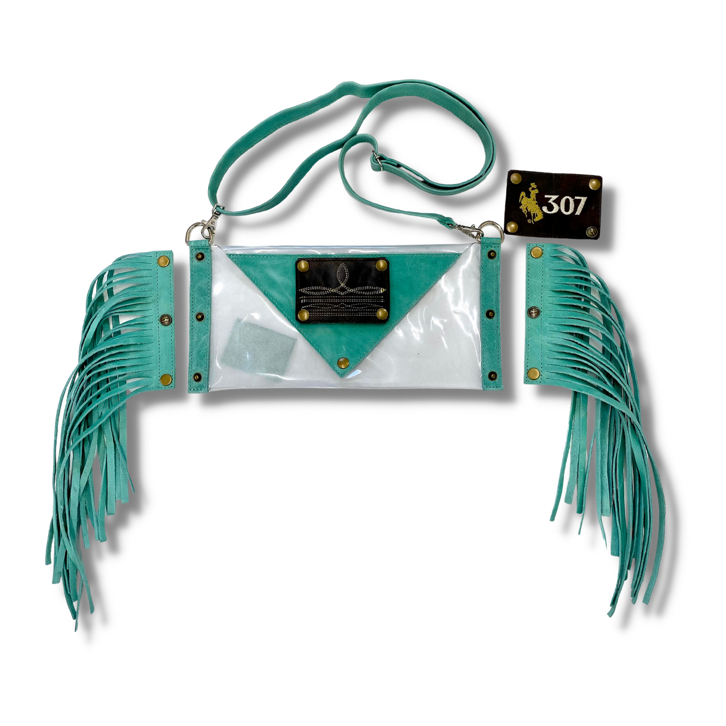 Clear Clutch Mint