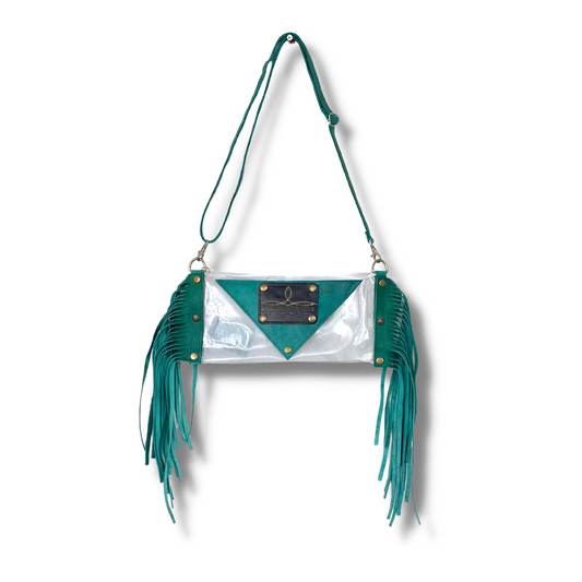 Clear Clutch - Turquoise