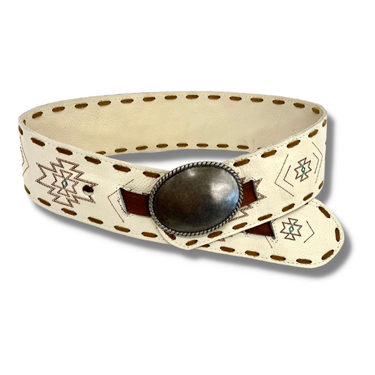 3" White Sand Belt
